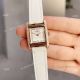 Swiss Replica Hermes Cape Cod Rose Gold Watches with Black Elongated Leather Strap (7)_th.jpg